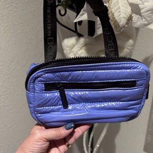 BCBG Shiny Purple Crossbody Bag